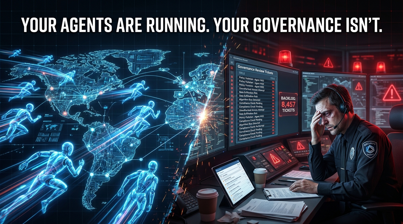 AI agent governance bottleneck — autonomous agents racing ahead of enterprise oversight
