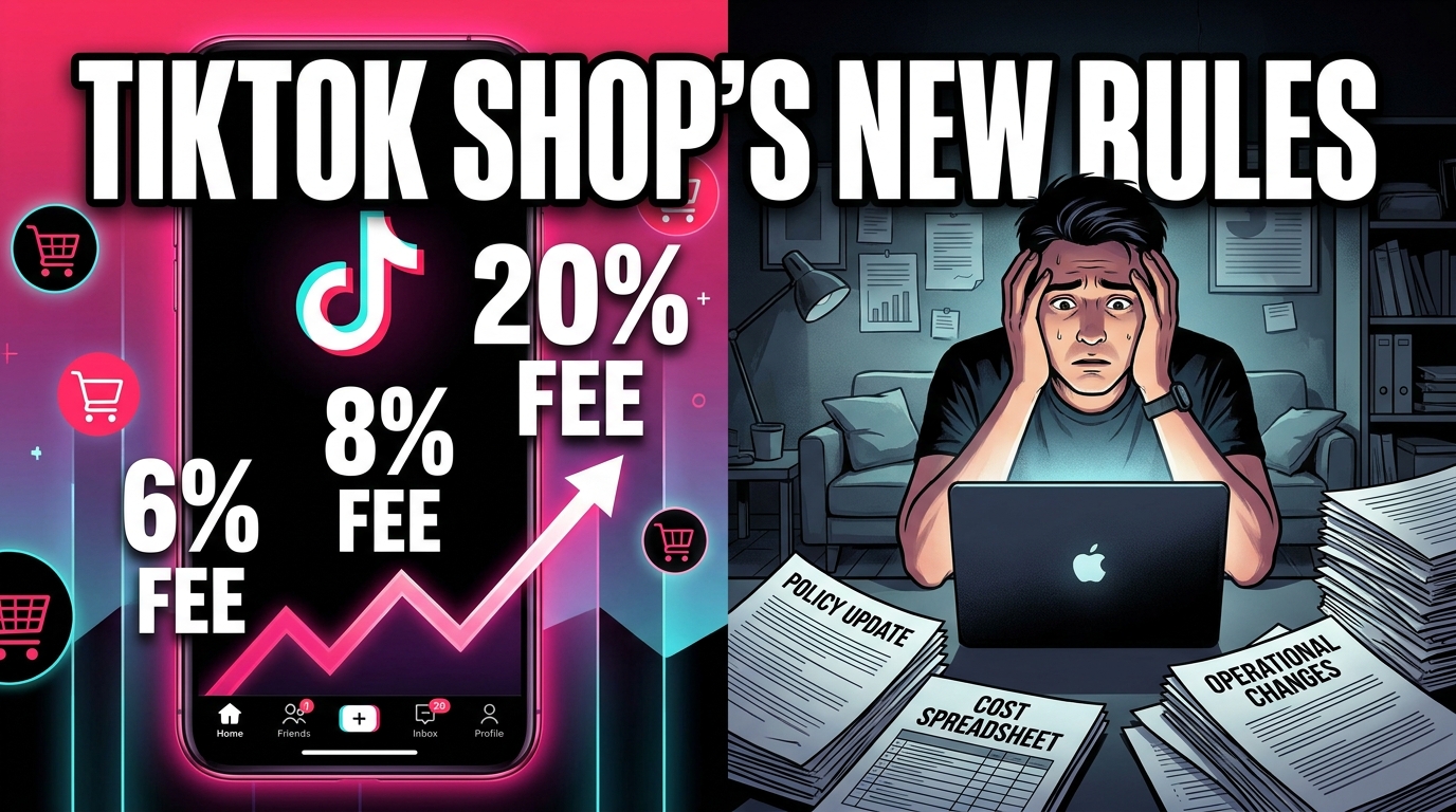 TikTok Shop's New Rules - 2026 fee and policy overhaul editorial hero image