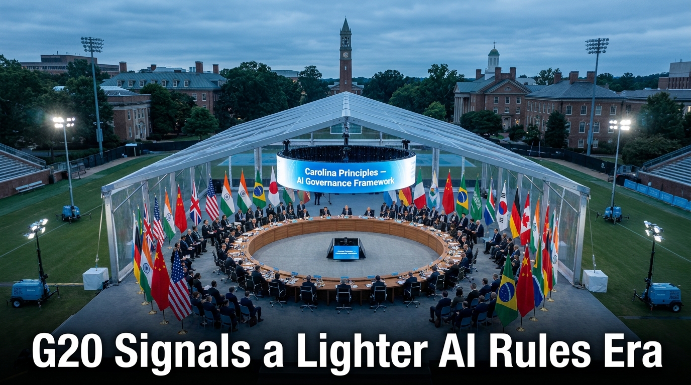 G20 Summit Chapel Hill 2026 — AI Governance Framework Carolina Principles