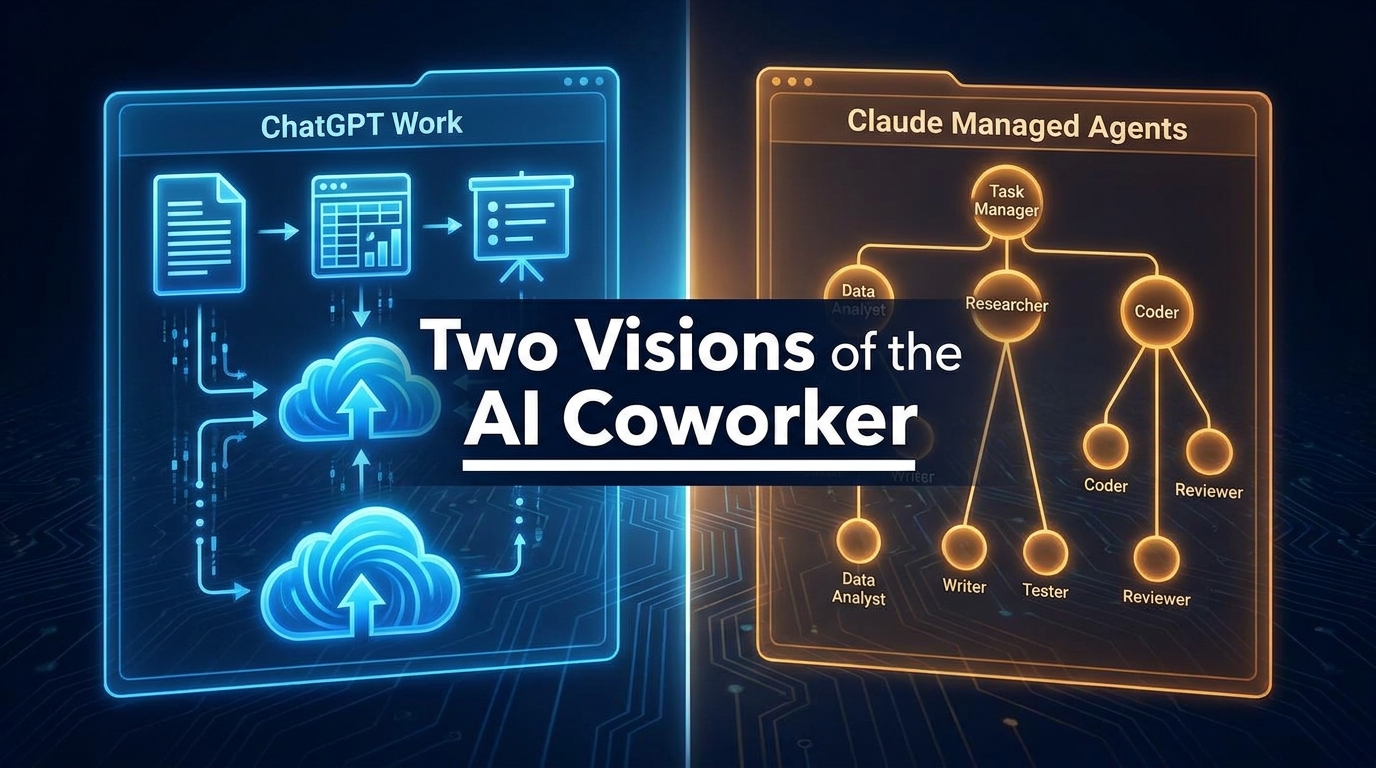 ChatGPT Work vs Claude Managed Agents: two competing visions of the AI coworker in 2026