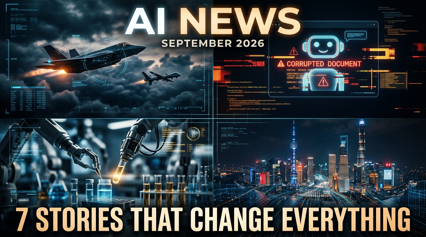 AI News September 2026 — 7 Stories That Change Everything