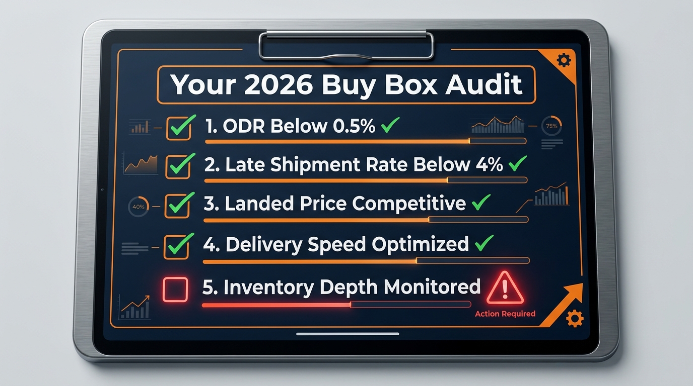 2026 Amazon Buy Box audit checklist for sellers adapting to new Featured Offer ranking rules