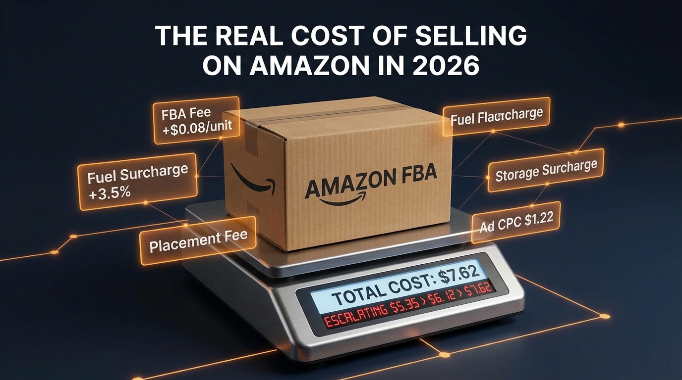 Amazon seller fee increases in 2026 — the real cost of selling on Amazon