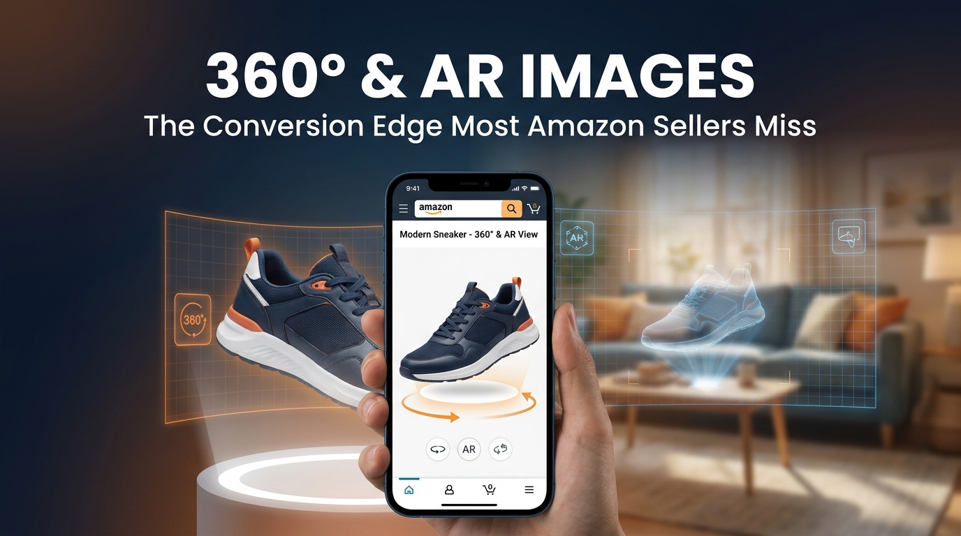 360° and AR product images on Amazon — the conversion edge most sellers miss