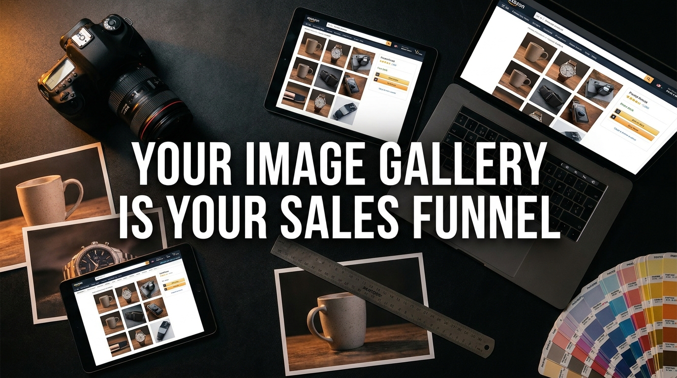 Amazon listing image gallery optimization — your image gallery is your sales funnel