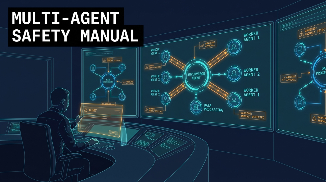 Operator control room for multi-agent AI workflows with approval gates and safety monitoring