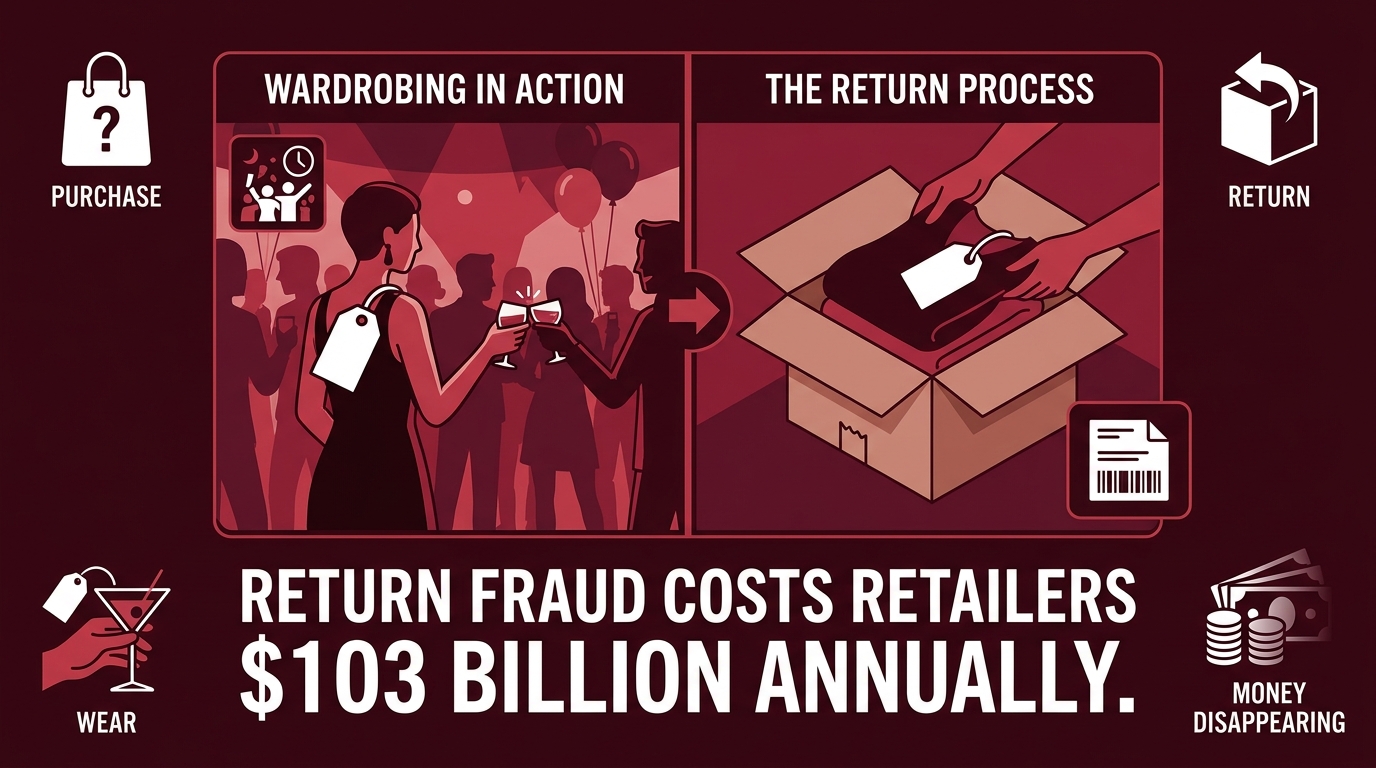Return fraud and wardrobing cost retailers over $103 billion annually — the hidden margin drain explained