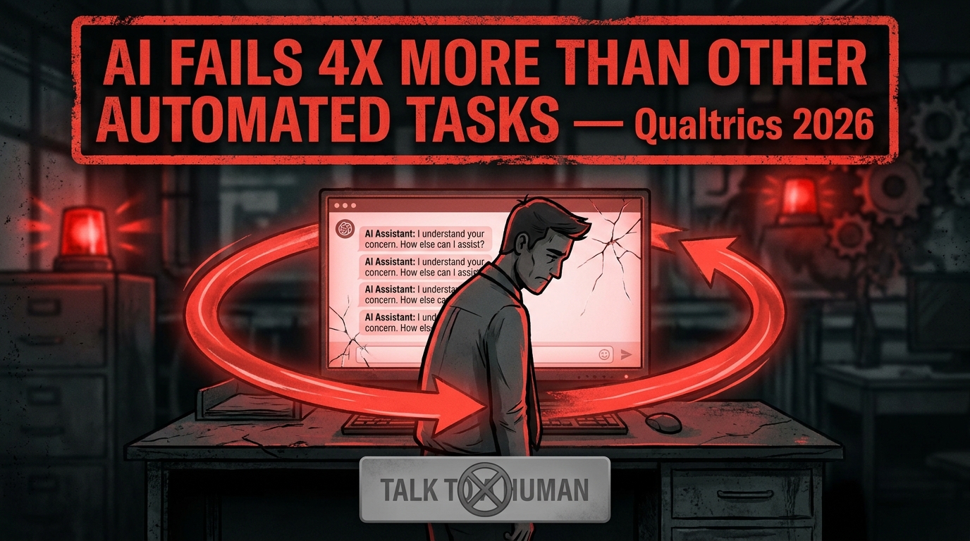 AI customer support failure — customer trapped in escalation loop with inaccessible human support button